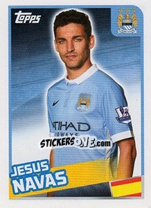 Figurina Jesus Navas - Premier League Inglese 2015-2016 - Topps