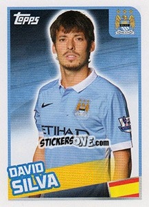Sticker David Silva - Premier League Inglese 2015-2016 - Topps