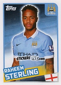 Sticker Raheem Sterling - Premier League Inglese 2015-2016 n. 207 - Topps