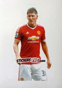 Sticker Bastian Schweinsteiger - Premier League Inglese 2015-2016 n. 214 - Topps