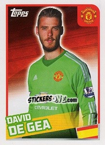 Sticker David de Gea - Premier League Inglese 2015-2016 - Topps