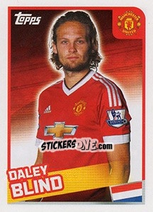 Sticker Daley Blind - Premier League Inglese 2015-2016 - Topps