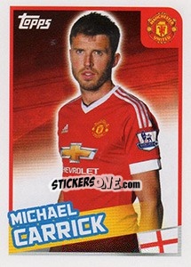 Sticker Michael Carrick - Premier League Inglese 2015-2016 n. 225 - Topps