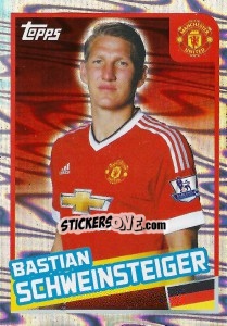 Cromo Bastian Schweinsteiger - Premier League Inglese 2015-2016 - Topps