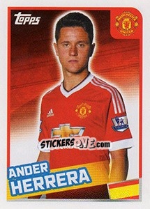 Sticker Ander Herrera - Premier League Inglese 2015-2016 - Topps