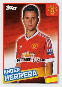 Cromo Ander Herrera - Premier League Inglese 2015-2016 - Topps