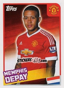 Sticker Memphis Depay - Premier League Inglese 2015-2016 n. 232 - Topps