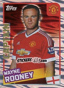Sticker Wayne Rooney - Premier League Inglese 2015-2016 n. 233 - Topps