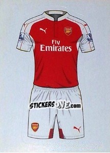 Sticker Home Kit - Premier League Inglese 2015-2016 - Topps