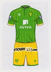 Figurina Away Kit - Premier League Inglese 2015-2016 - Topps