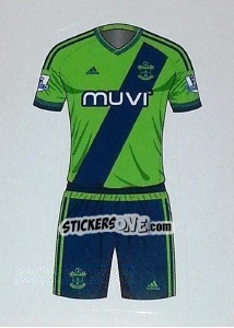 Sticker Away Kit - Premier League Inglese 2015-2016 n. 259 - Topps