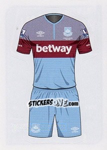 Cromo Away Kit - Premier League Inglese 2015-2016 - Topps