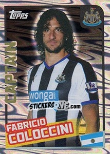 Figurina Fabricio Coloccini - Premier League Inglese 2015-2016 - Topps