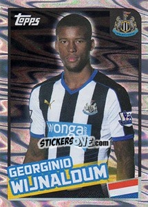 Sticker Georginio Wijnaldum - Premier League Inglese 2015-2016 n. 292 - Topps
