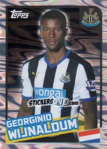 Figurina Georginio Wijnaldum - Premier League Inglese 2015-2016 - Topps