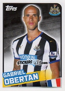 Sticker Gabriel Obertan - Premier League Inglese 2015-2016 - Topps