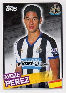 Figurina Ayoze Perez - Premier League Inglese 2015-2016 - Topps