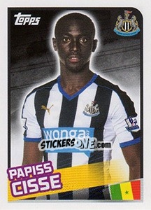 Cromo Papiss Cisse - Premier League Inglese 2015-2016 - Topps