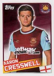 Sticker Aaron Cresswell - Premier League Inglese 2015-2016 - Topps