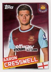 Cromo Aaron Cresswell - Premier League Inglese 2015-2016 - Topps