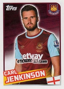Sticker Carl Jenkinson - Premier League Inglese 2015-2016 - Topps