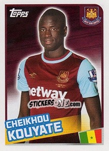 Sticker Cheikhou Kouyate - Premier League Inglese 2015-2016 n. 493 - Topps