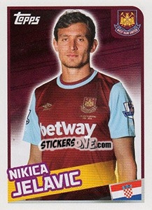 Figurina Nikica Jelavic - Premier League Inglese 2015-2016 - Topps