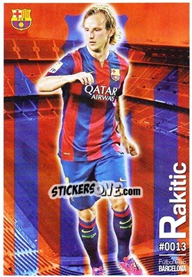 Sticker Rakitic - Las Fichas Quiz De La Liga 2015-2016 n. 13 - Mundicromo