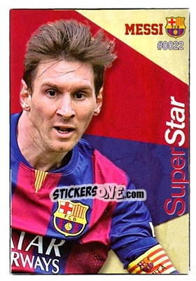 Sticker Messi - Las Fichas Quiz De La Liga 2015-2016 n. 22 - Mundicromo