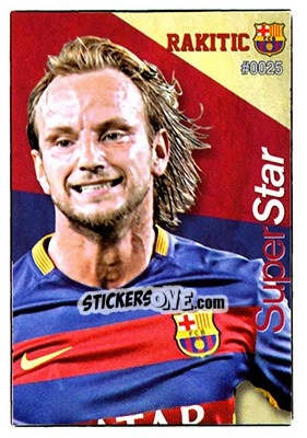 Sticker Rakitic - Las Fichas Quiz De La Liga 2015-2016 n. 25 - Mundicromo