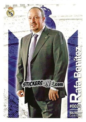 Figurina Rafa Benítez - Las Fichas Quiz De La Liga 2015-2016 n. 29 - Mundicromo