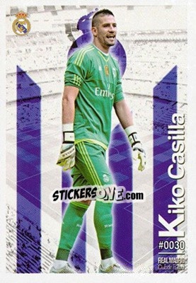 Sticker Kiko Casilla - Las Fichas Quiz De La Liga 2015-2016 - Mundicromo