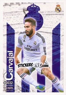 Sticker Carvajal - Las Fichas Quiz De La Liga 2015-2016 n. 32 - Mundicromo