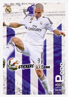 Sticker Pepe - Las Fichas Quiz De La Liga 2015-2016 n. 35 - Mundicromo