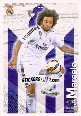 Sticker Marcelo - Las Fichas Quiz De La Liga 2015-2016 n. 37 - Mundicromo