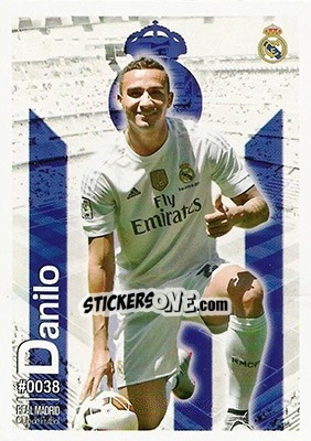 Sticker Danilo - Las Fichas Quiz De La Liga 2015-2016 n. 38 - Mundicromo