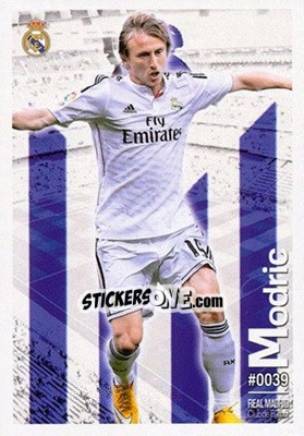 Sticker Modric - Las Fichas Quiz De La Liga 2015-2016 - Mundicromo