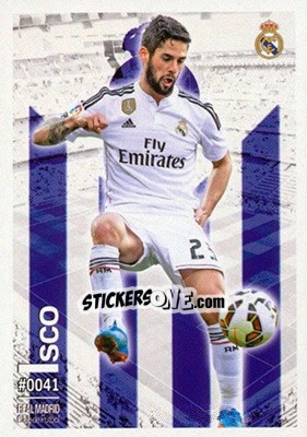 Sticker Isco - Las Fichas Quiz De La Liga 2015-2016 n. 41 - Mundicromo