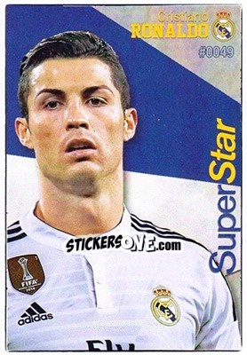 Sticker Cristiano Ronaldo - Las Fichas Quiz De La Liga 2015-2016 - Mundicromo