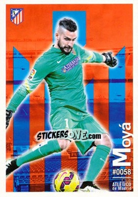 Sticker Moyá - Las Fichas Quiz De La Liga 2015-2016 - Mundicromo