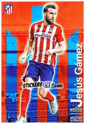 Sticker Jesus Gámez - Las Fichas Quiz De La Liga 2015-2016 n. 59 - Mundicromo