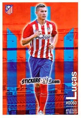 Sticker Lucas Hernández - Las Fichas Quiz De La Liga 2015-2016 - Mundicromo