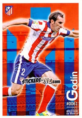 Sticker Godín - Las Fichas Quiz De La Liga 2015-2016 n. 61 - Mundicromo