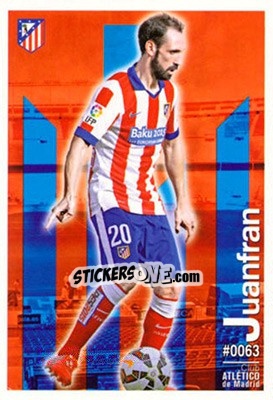 Sticker Juanfran - Las Fichas Quiz De La Liga 2015-2016 - Mundicromo