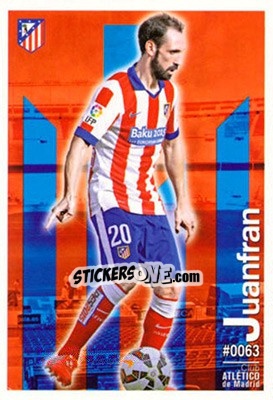 Cromo Juanfran - Las Fichas Quiz De La Liga 2015-2016 - Mundicromo