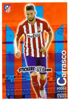Sticker Carrasco - Las Fichas Quiz De La Liga 2015-2016 n. 64 - Mundicromo