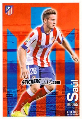 Sticker Saúl - Las Fichas Quiz De La Liga 2015-2016 - Mundicromo