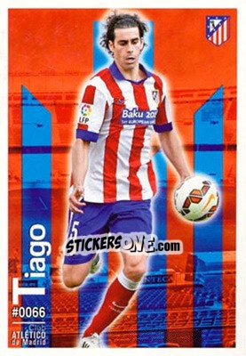 Sticker Tiago Mendes - Las Fichas Quiz De La Liga 2015-2016 n. 66 - Mundicromo