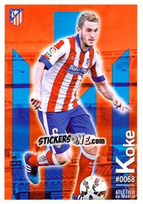 Sticker Koke - Las Fichas Quiz De La Liga 2015-2016 n. 68 - Mundicromo