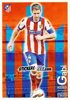 Sticker Gabi - Las Fichas Quiz De La Liga 2015-2016 - Mundicromo